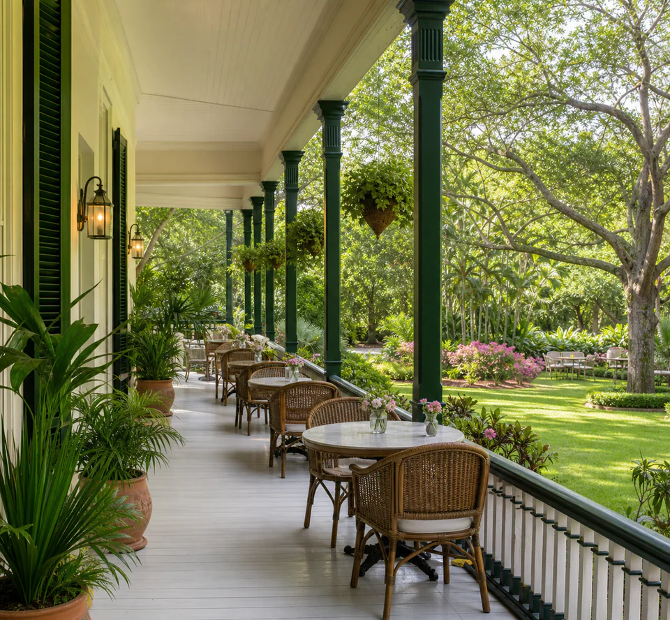 Wraparound Porch at Wrenfield House