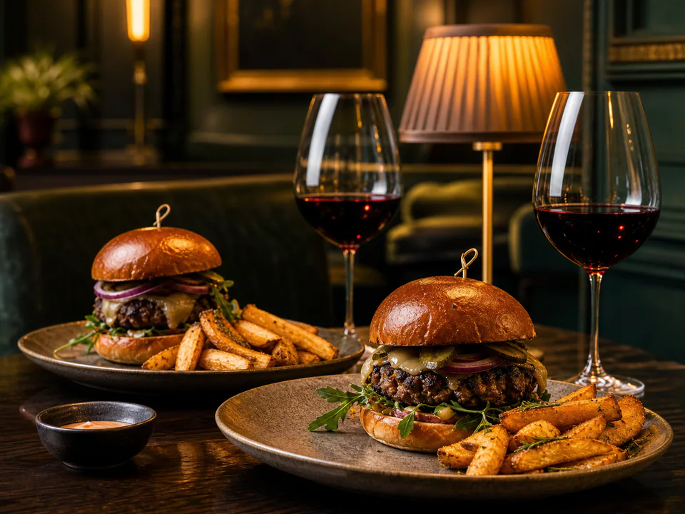 Burgers & Beaujolais at Wrenfield House