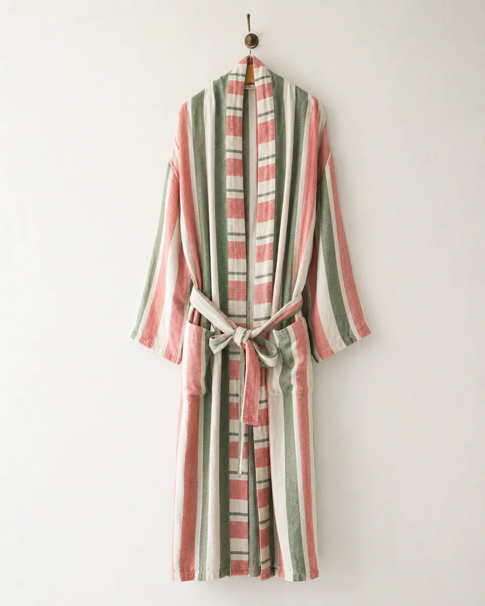 Striped Travel Robe